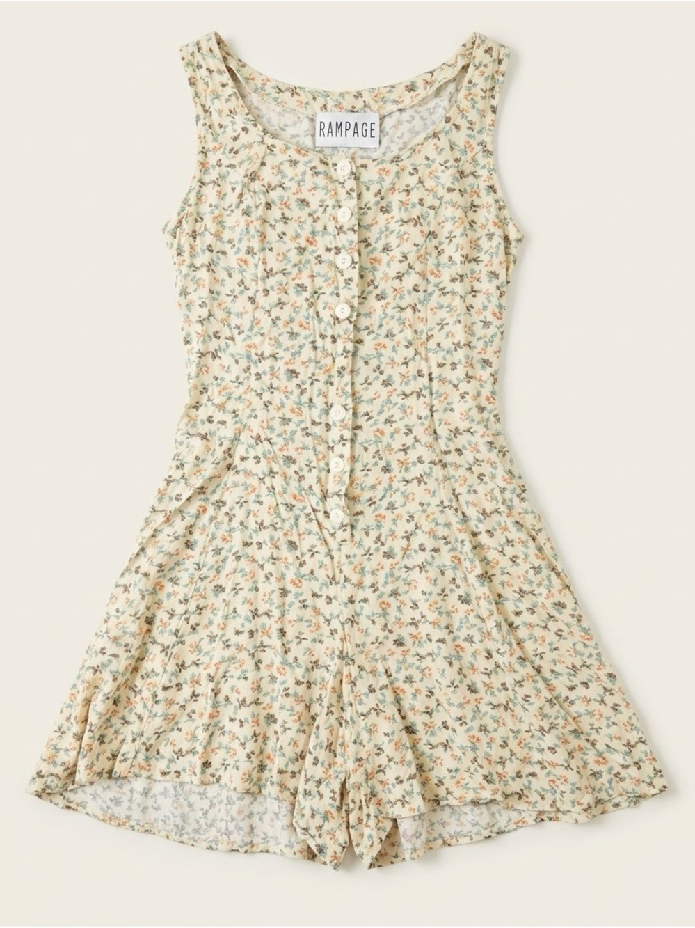 Vintage Floral Romper
